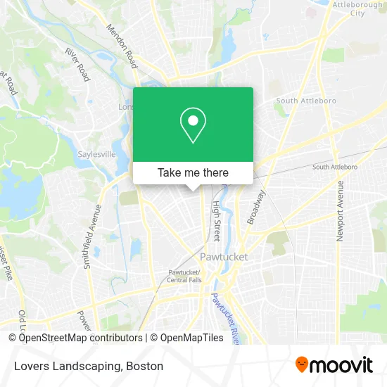 Lovers Landscaping map