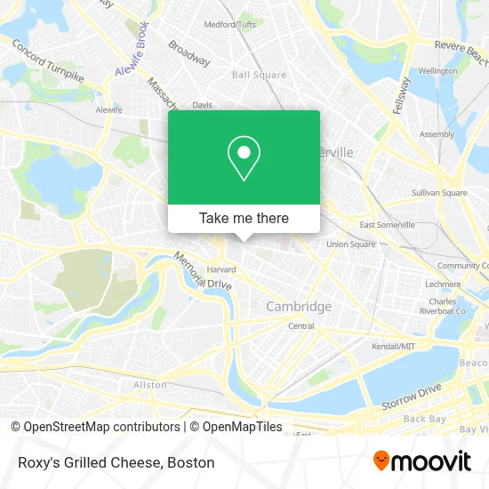 Roxy's Grilled Cheese map