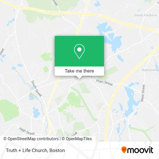 Truth + Life Church map