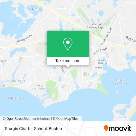 Sturgis Charter School map