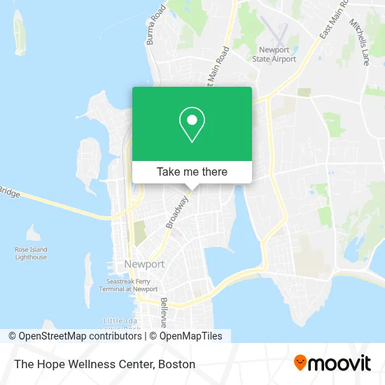 The Hope Wellness Center map