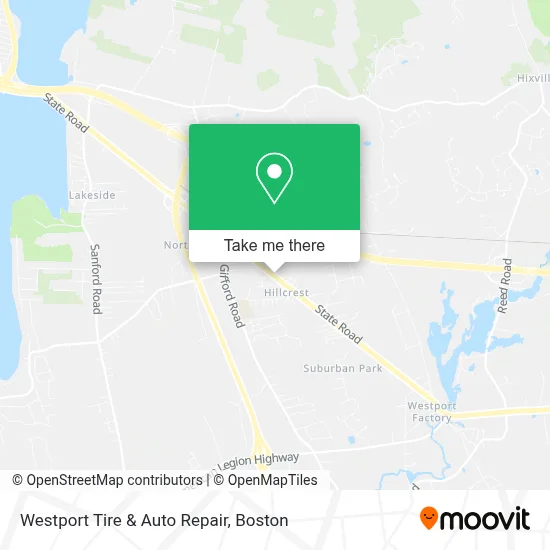 Westport Tire & Auto Repair map