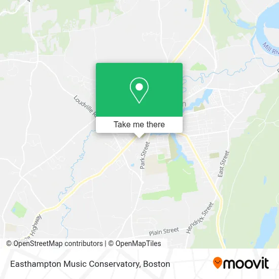 Easthampton Music Conservatory map