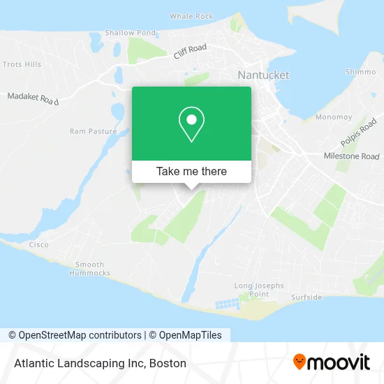 Atlantic Landscaping Inc map