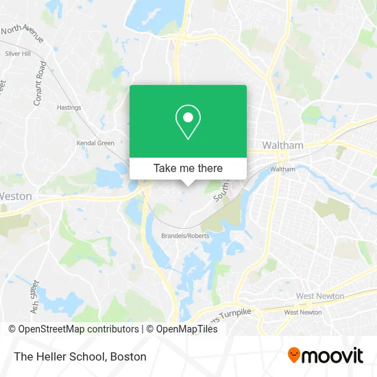The Heller School map
