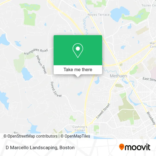 D Marcello Landscaping map