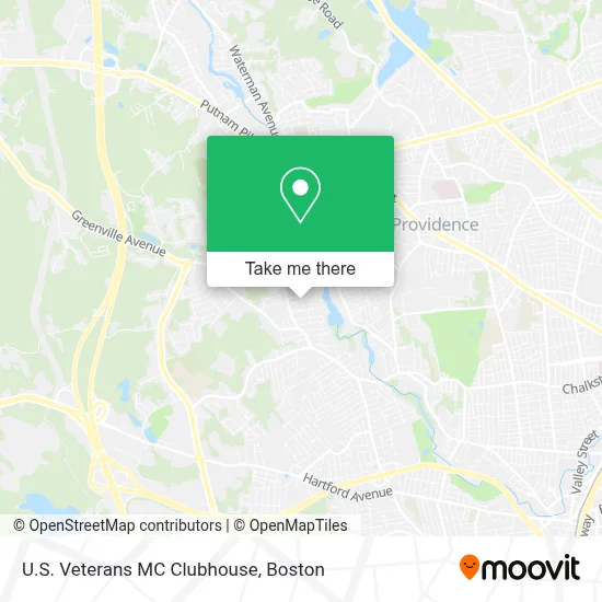 U.S. Veterans MC Clubhouse map