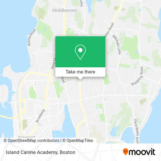 Island Canine Academy map