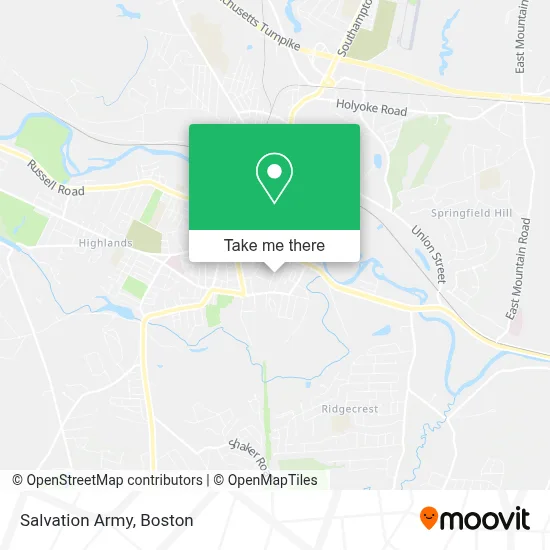 Salvation Army map