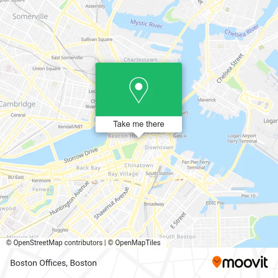 Boston Offices map