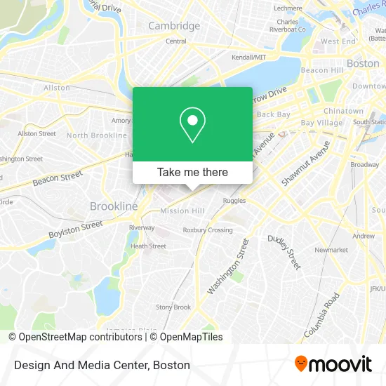 Design And Media Center map