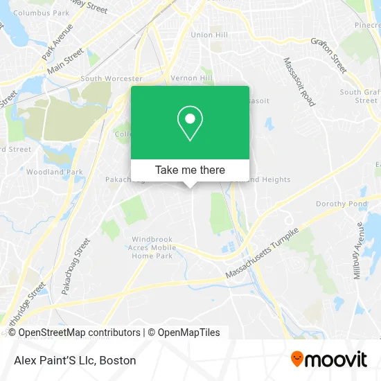Alex Paint’S Llc map