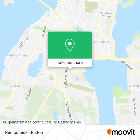 Radioshack map