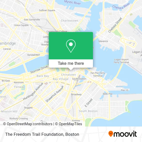 The Freedom Trail Foundation map