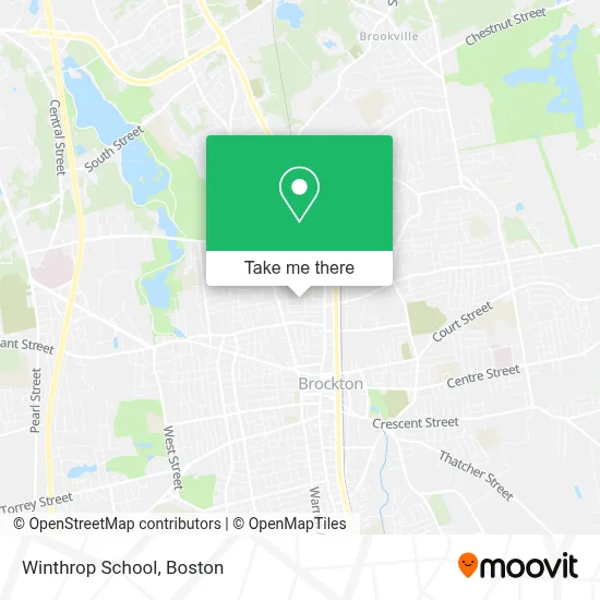 Winthrop School map