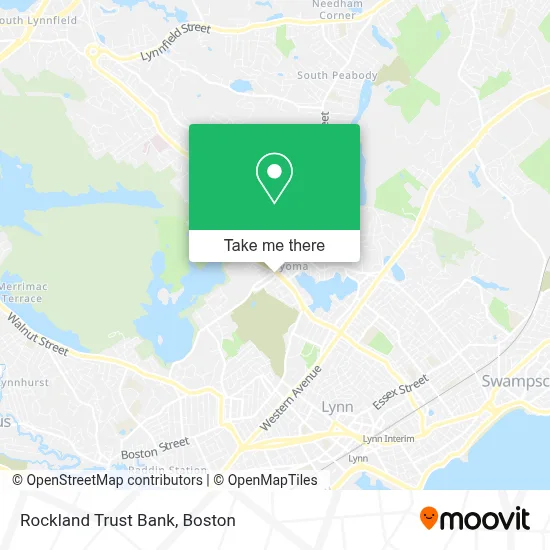 Rockland Trust Bank map