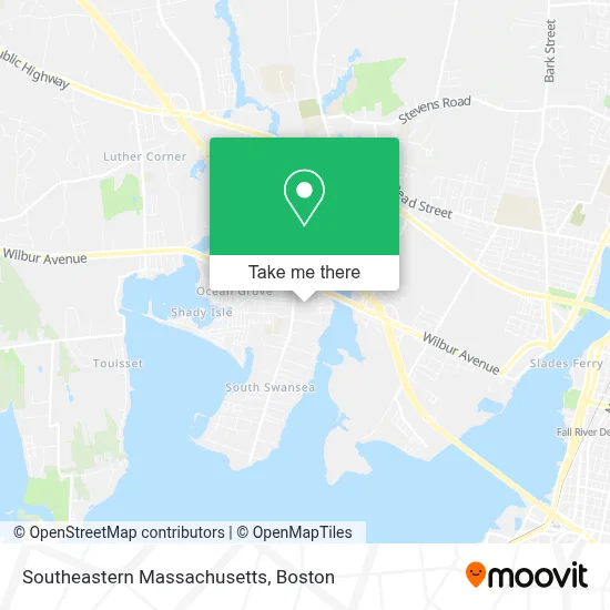 Southeastern Massachusetts map