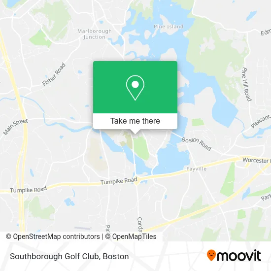Southborough Golf Club map