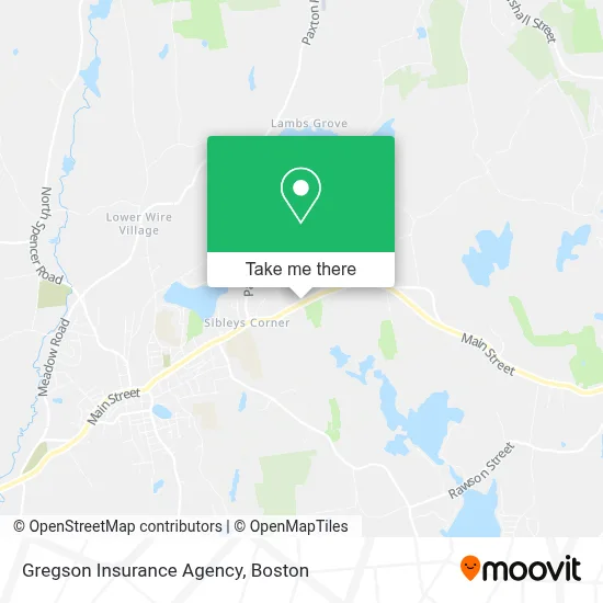 Gregson Insurance Agency map
