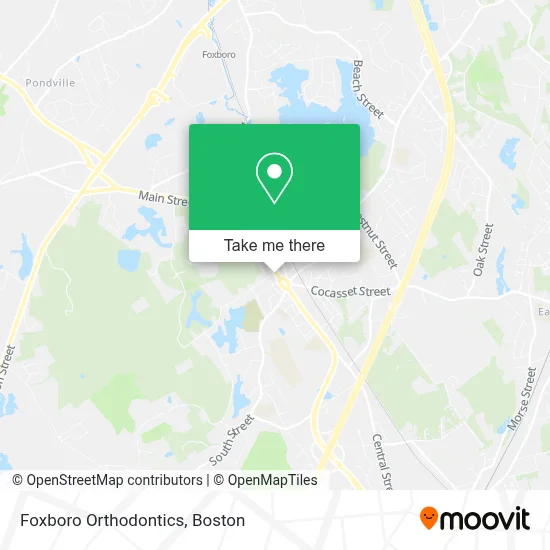 Foxboro Orthodontics map