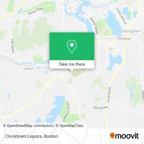Clocktown Liquors map