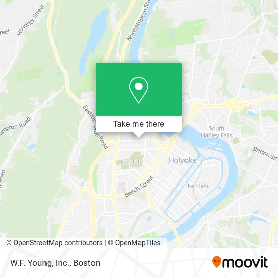 W.F. Young, Inc. map
