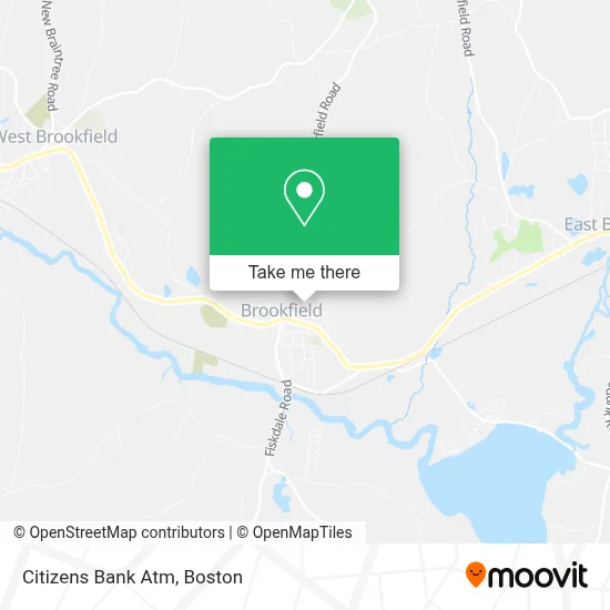 Citizens Bank Atm map