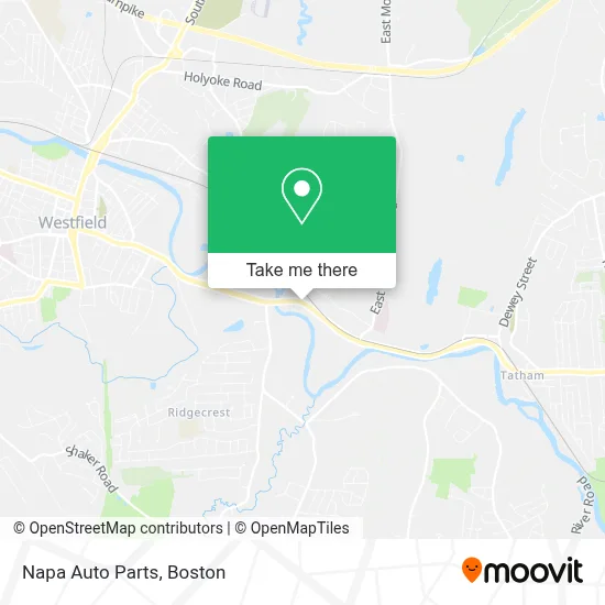 Napa Auto Parts map