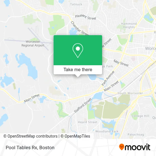 Pool Tables Rx map