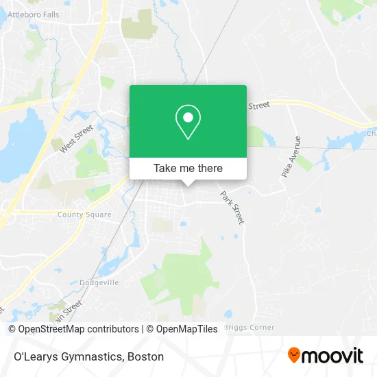 O'Learys Gymnastics map