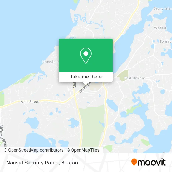 Nauset Security Patrol map