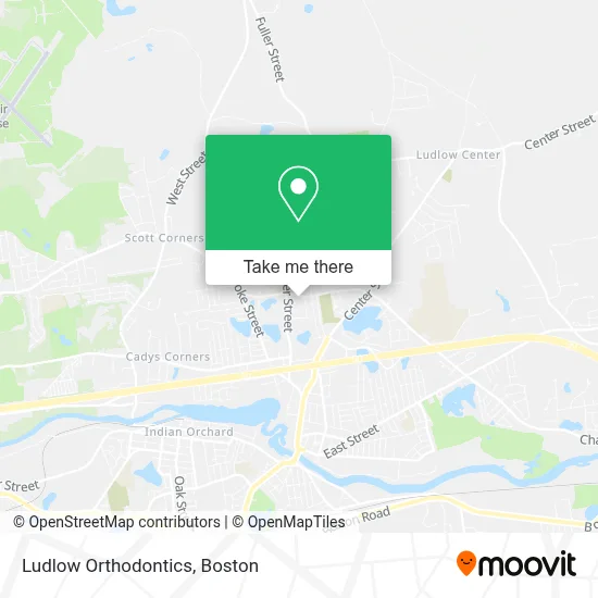 Ludlow Orthodontics map