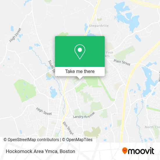 Hockomock Area Ymca map