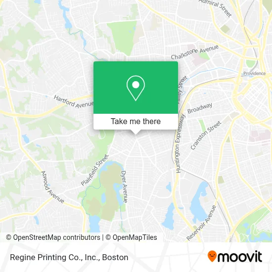 Regine Printing Co., Inc. map