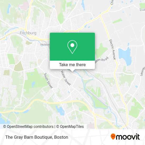 The Gray Barn Boutique map