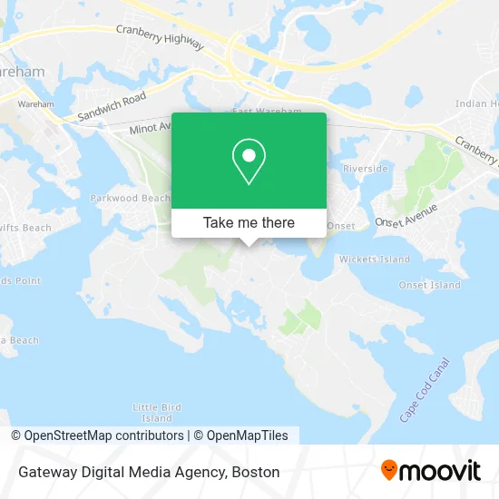 Gateway Digital Media Agency map