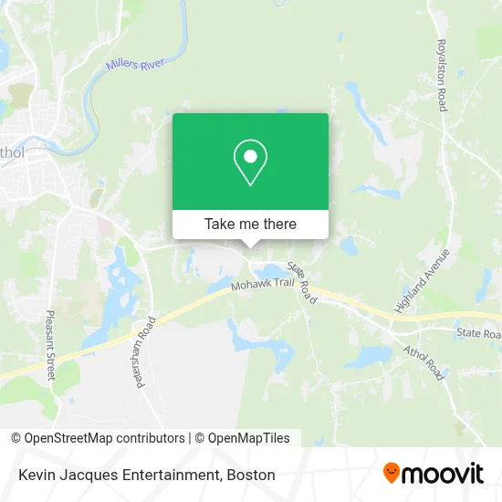 Kevin Jacques Entertainment map