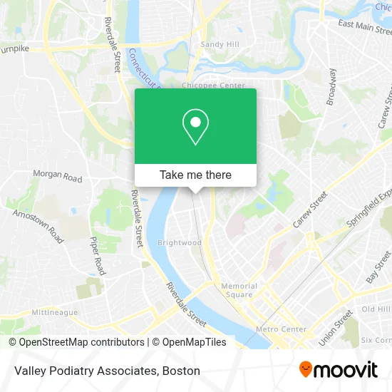 Valley Podiatry Associates map