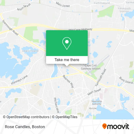 Rose Candles map