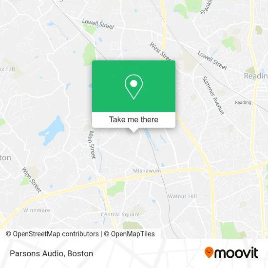 Parsons Audio map