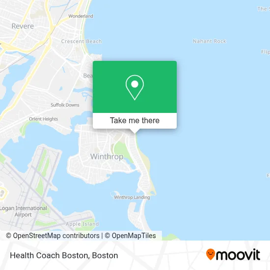 Health Coach Boston map