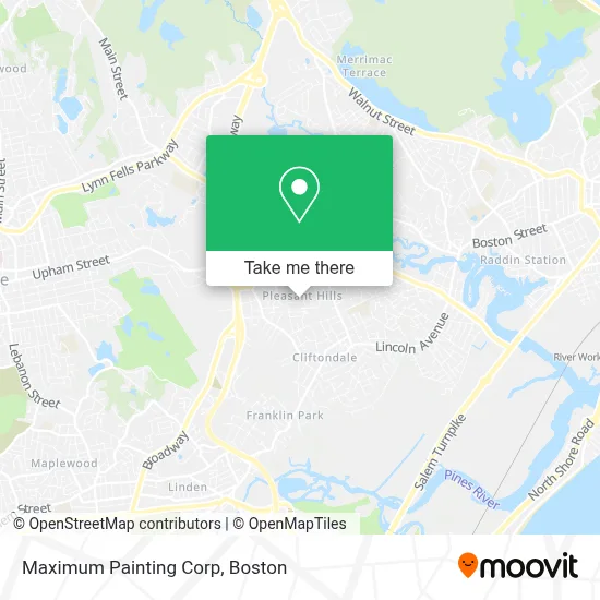 Maximum Painting Corp map