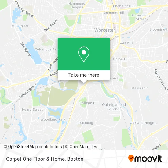 Carpet One Floor & Home map