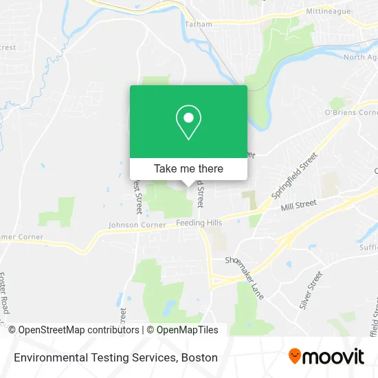 Environmental Testing Services map