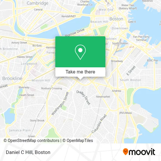 Daniel C Hill map
