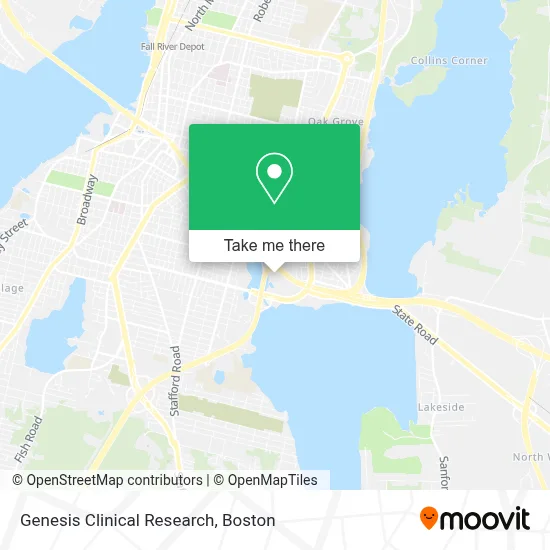 Genesis Clinical Research map