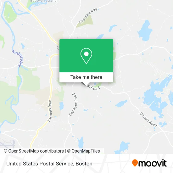 United States Postal Service map