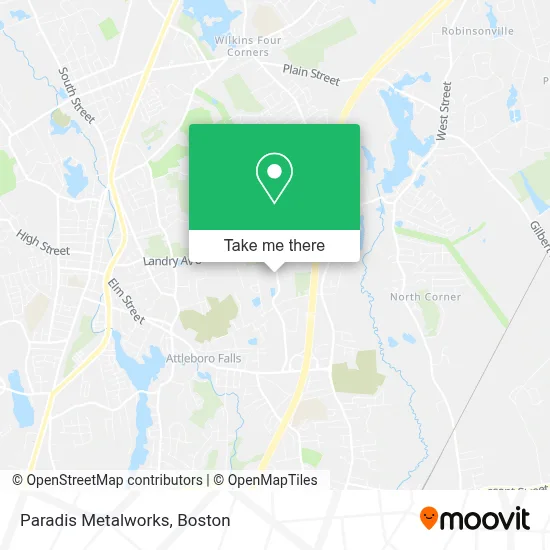 Paradis Metalworks map