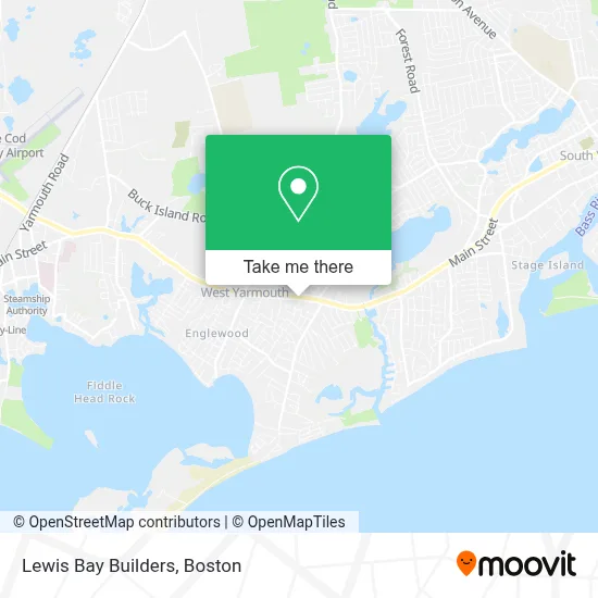 Lewis Bay Builders map
