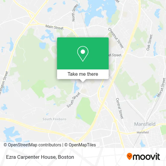 Ezra Carpenter House map